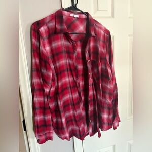 2 Women’s Maurcies Flannel Shirts